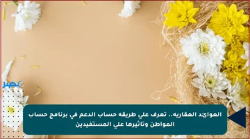 العوائد العقارية.. تعرف على طريقة حساب الدعم في برنامج حساب المواطن وتأثيرها على المستفيدين